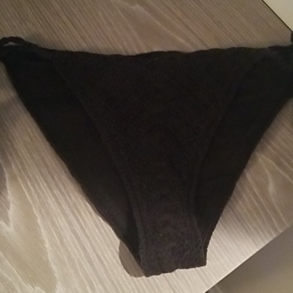 Black bikini bottom